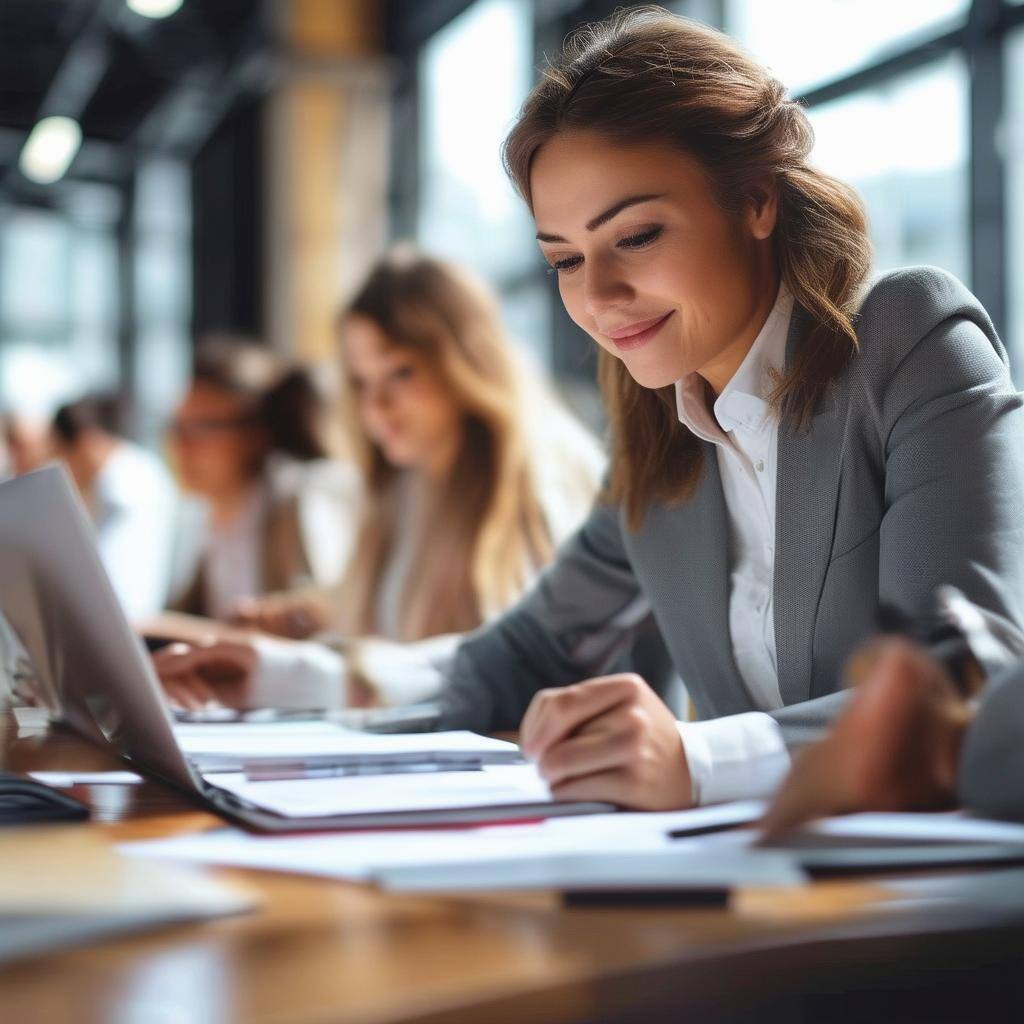 A photo of a recruiter working hard trying to source candidates to fill a positions A photo of a recruiter working hard trying to source candidates to fill a positions