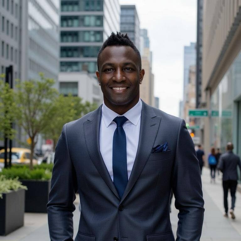 A photo of Tuji Sanusi, the Director of Recruiting at Remotely Solutions Inc.